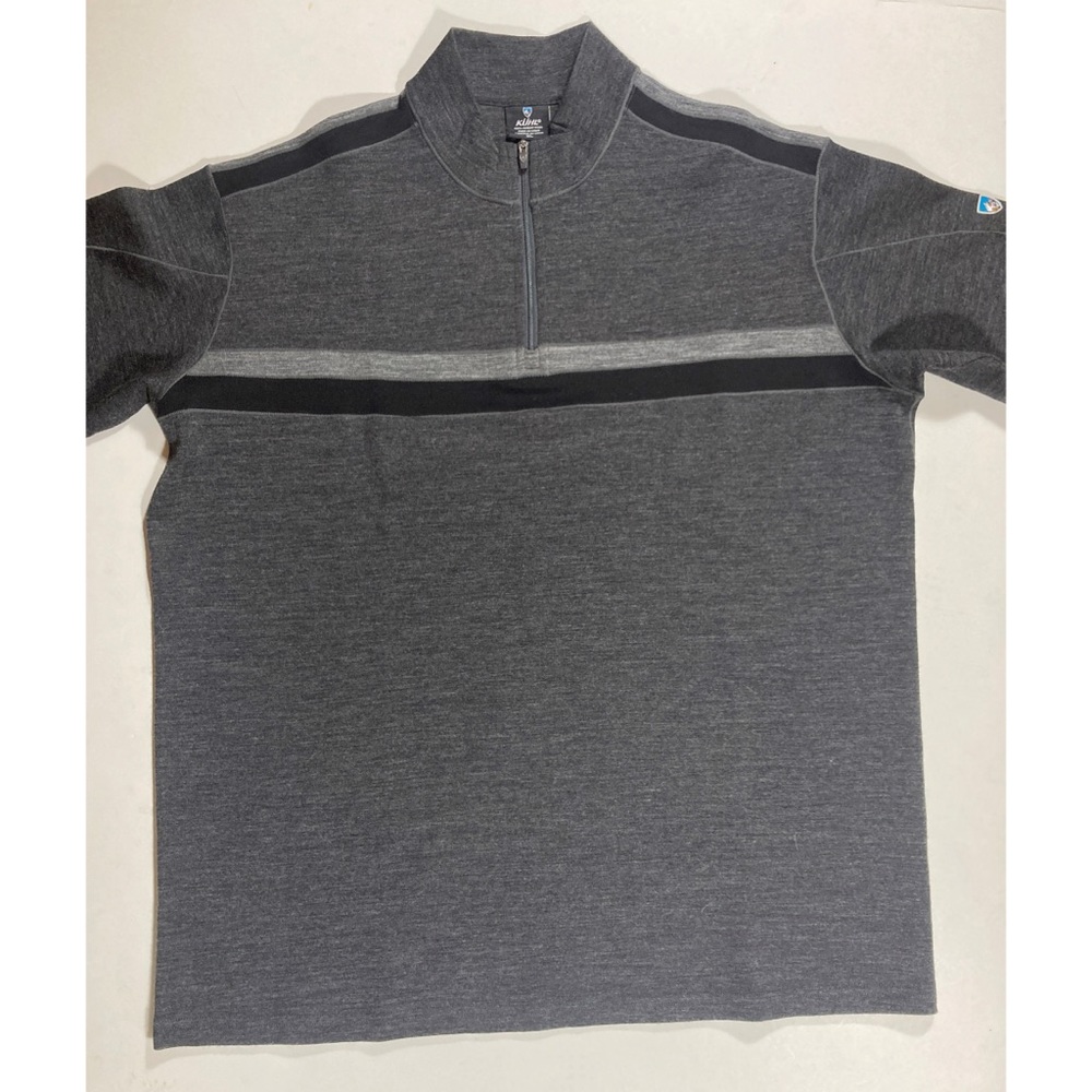 Kuhl Merino Wool sweater size XL. Quarter Zip.